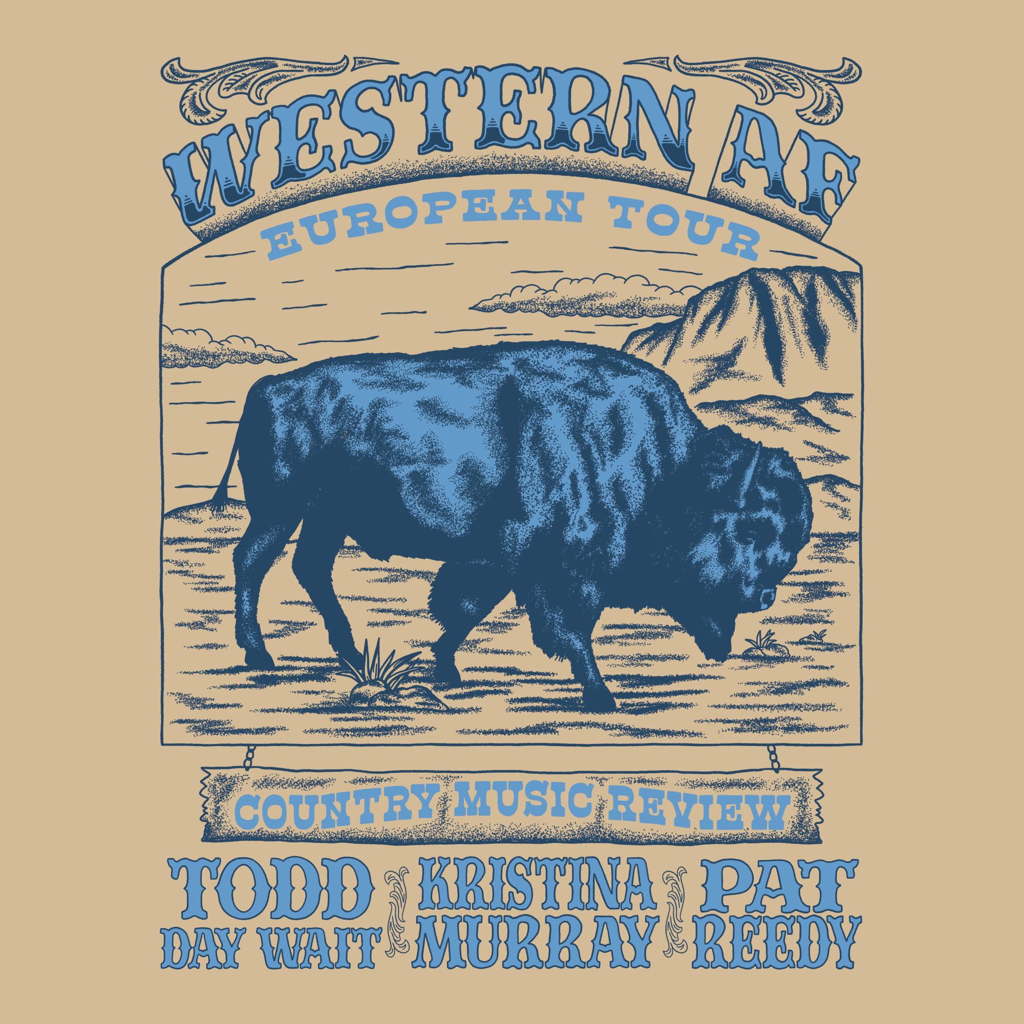 Western AF European Tour "Country Music Review" feat. Kristina Murray, Todd Day Wait & Pat Reedy